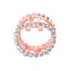 2 Pcs Rhinestone Hair Claw Clips Small Jaw Clips Bling Metal Hair Clamp [F]