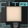 Maybelline Fit Me Matte Poreless Pressed Face Powder Makeup, Classic Ivory, 0.29 oz