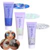 Body Face Chunky Glitter Gel: Pink White Silver Face Sparkles Glitter Gel Makeup