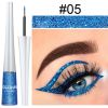 16 Color Glitter Liquid Eyeliner Set Colorful Waterproof Long Lasting Eyeliner